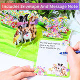 - Dog Valentines Card For Wife, 3D Dog Flower Pop Up Valentines Day Card For Husband, Him, Her, Girlfriend, Boyfriend, Birthday Card For Women, Mom, 6X8 In Pop Up Valentine Cards With Envelope
