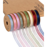 3/8" X 90 Yards Organza Ribbon Pastel Color 9 Rolls X 10 Yd Sheer Ribbon For Gift Wrapping Crafts Christmas Tree Bows Wedding Invitations Wreaths Party Decor Bouquet Diy Projects