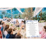 Pass The Poem Bridal Shower Game, Blue Floral Bridal Shower Cards, Wedding Party Game Cards For Guests, Something Blue Before I Do Decorations, Bridal Shower Ideas-Hlyxb04