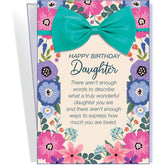 - Daughter Birthday Card - Made In Chicago - Perfect Size: Opens To A Generous 10?× 7.75? - Beautiful - 95210
