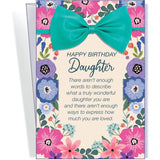 - Daughter Birthday Card - Made In Chicago - Perfect Size: Opens To A Generous 10?× 7.75? - Beautiful - 95210