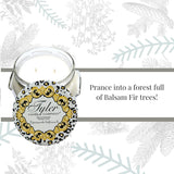 Bundle Compatible With Tyler Candle Company Winter Wonderland Scent Jar Candle - Luxurious Scented Candle With Essential Oils - Large Candle 22 Oz With Keychain