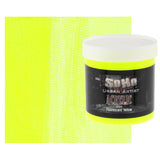 Heavy Body Acrylic Paint - 500 Ml Jar - Fluorescent Yellow - Thick, Rich Color, Excellent Coverage, Professional Quality - Artists Acrylic Paint