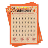 15 Fun Fall Word Search Game Cards- Fast & Easy For Family Thanksgiving, Friendsgiving, Church Party, Adults Or Kids, Supplies, Activity, Autumn Decorations