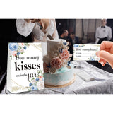 How Many Kisses Are In The Jar Sign, Boho Floral Bridal Shower Game, Geometric Floral Baby Shower Sign & Tickets, Wedding / Engagement Party Supplies Decorations - (1 Sign + 50 Find Cards) - 06