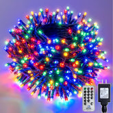 140Ft Christmas Lights Indoor Outdoor Waterproof, 400 Led 8 Modes Warm Twinkling String Lights For Room Decorations, Ide