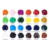 RoseArt Premium Oil Paint - Set 24 Colors, Maximum Strength Pigmented Oil Paints for Casual to Professional Artists, multi