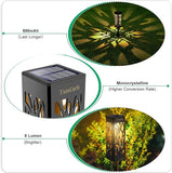 8 Pack Upgraded Bright Solar Pathway Lights Bigger Size Waterproof Garden Landscape Lights