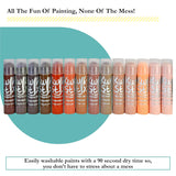Solid Paint Pens, Assorted Skin Tones, Pack Of 14