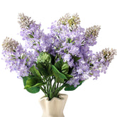 10 Pcs 24 Artificial Lilac Flowers Purple Fake Delphinium Antirrhinum Stem Real Touch Faux Purple Lilac Flower Arrangements For Vase Table Centerpieces Wedding Bouquet Home Decoration
