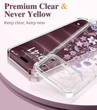 Clear Floral Slim Protective Case for iPhone 18 Pro and iPhone 17 Pro Women