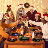 100 Pcs Christmas Nativity Paper Plates 7 Inch Jesus Holy Night Disposable Plate Bible Tableware Set Xmas Religious Dinnerware Nativity Party Supplies For Christmas Baptism Winter Holiday Party Decors