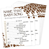 Baby Shower Games - Name That Baby Song Game For 30 Guests With Cards, Gender Reveal Game, Cowboy Party Supplies (21)