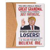 Funny Card For Grandma From Granddaughter Or Grandson, Humorous Birthday, Mother’S Day, Or Christmas For Her, New Grandma Greeting Card For Women