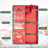 Wrapping Paper Organizer Storage For Christmas Gifts Wrapping Pape, Fits Ribbon, Ornaments, Holiday Accessories, 40"