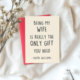 Funny Birthday Card Gift For Wife, Unique Wife Birthday Cards Gifts From Husband, Sweet Valentine'S Day Gifts For Her, Unique Anniversary Card For Wife, Love Card For Women