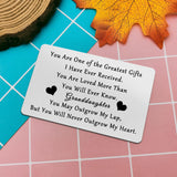 Granddaughter Gifts From Grandma And Grandpa To My Granddaughter Gift Cards For Granddaughter Great Granddaughter Birthday Card Laser Wallet Card Love Note Insert Card Gift For Granddaughter