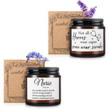 2 Pieces Nurse Candle For Women Nursing School Graduation Gifts Nurse Practitioner Appreciation Gift Not All Heroes Wear Capes Scented Candle For Birthday