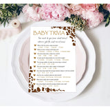 Baby Shower Games - Cowboy Baby Trivia Game For 30 Guests With Game Cards, Gender Reveal Games (20)