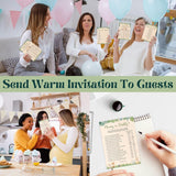 Woodland Baby Shower Games For Boy - Forest Baby Shower Bingo Game For 25 Guests, Fun Mommy Or Daddy Game Trivia Woodland Theme Babies Showers Decorations Ideas