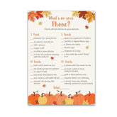Little Pumpkin Baby Shower Game — What’S On Your Phone — 25 Pack — Pumpkins Fun Fall Baby Shower Or Gender Reveal Activity — Gender Neutral Halloween Theme G330-Phn