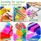 Mini Canvases For Painting, 4X4In Canvas In Bulk 36 Pack Small Canvas Panels Cotton Paint Canvas Primed Acid Free Blank Canvas Boards For Oil, Watercolor, Acrylic, Gouache & Tempera