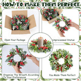 6 Pcs Natural Starfish Mini Christmas Candle Ring Wreaths Sea Star Fish Artificial Small Pillar Holder Wreaths For Cabinet Window Home Chair Front Door Farmhouse Wall Porch Beach Decoration