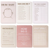 150 Pcs Baby Shower Games Cards Set - 6 Fun Games Including Bingo, Don'T Say Baby, Price Is Right, And More, Perfect For Up To 25 Guests, Ideal For Party Shower Celebrations