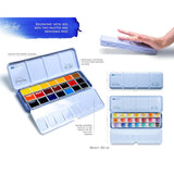 Artists Watercolors Paint Set 21 Full 2.5Ml Pans In Metal Case By Elena Bazanov Nevskaya Palitra