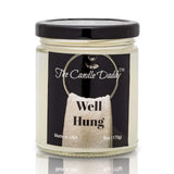 Funny Fresh Linen Candle- Well Hung- Scented Candle- Double Pour- 6 Ounce- 40 Hour Burn Time