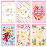 Mothers Day Cards Decorably Gold Foiled And Textured Happy Mothers Day Card Set With Floral Designs Gift Cards For Mom Wishes Printed Message Inside
