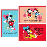 Hallmark Disney Mickey and Friends Mini Valentine's Day Cards for Kids School (18 Classroom Valentines with Envelopes)