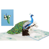Elegant 3D Peacock Pop-Up Card – Handmade Greeting Card With Floral Perch & Vibrant Feathers – Perfect For Birthdays, Anniversaries, Thank You Notes & Special Occasions, A22