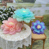 Pastel 20 Inch Giant Paper Chrysanth Flower For Nursery Wall Birthday Party Wedding Decor Easter Decor Floral Backdrop Pack Of 3