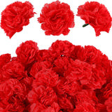 140 Pcs Marigold Flower Head Mexican Artificial Marigold Flowers Halloween Flower Day Of The Dead Decoration For Diwali Indian Decor Diy Wreath Garland Craft(2 Inch,Red)