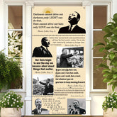 Martin Luther King Jr. Door Cover History Famous Quote MLK Day Decorations School Classroom Office Door Decor