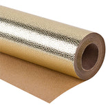 30 Inch Gold Wrapping Paper Roll - Jumbo Roll Sparkle Gold For Birthday, Holiday, Wedding, Baby Shower Wrap - 30 Inch X 16.5 Feet