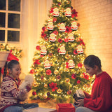 Christmas Santa String Lights - 8.5Ft Santa Claus Decorations With 10 Led Lights For Xmas Tree, Home, Garden, Party & In