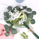 75Pcs Artificial Greenery Stems Box Set, Faux Flowers Bouquet With Stems Fake Plants For Diy Wedding Bouquet Floral Arrangement Spring Home Table Decoration