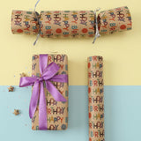 Birthday Kraft Wrapping Paper Roll, Mini Roll-17 Inches * 32.8 Feet, Balloon And Colorful Text Happy Birthday Design Wrap Paper For Men Boys Women Girls , For Birthdays, Kid'S Party, Baby Shower, 1 Roll