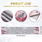 Christmas Tree Table Runner Snowflake Red Truck Table Runner Merry Xmas Farmhouse Winter Holiday Kitchen Dining Decoration For Indoor Outdoor Home Party Decor, 13 X 72 Inch, Pink