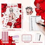 Bridal Shower Bachelorette Party Games, Pin Game For Bridal Shower Wedding Engagement Party Games Girls Night Bachelorette Party Decorations 32 Guests