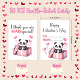 30 Pack Valentine'S Exchange Gifts For Coworkers, Panda Bear Funny Valentines Cards For Coworkers Work Bestie Boss Employees, Work Themed Valentines Cards Bulk, The Best Card For Manager Boss
