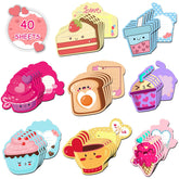 40 Pack Valentines Day Cards For Kids School | Valentines Cards For Kids Classroom, Classroom Exchange Gift For School Parties, Valentine'S Crafts Accessories Treats Party Favors