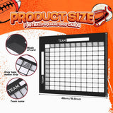 10 Pack 18.9 X 16.9'' Large Football Squares Board For Football Pool Poster 100 Grids Poster Cards Sports Strip Cards Scratch Off Pull Tabs Sport Game Bet For Baseball Party Favor