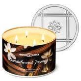 4Ever Scented Candles | 4-Wick 18Oz Soy Wax Candle | Up To 50Hrs Clean Burn | Aromatherapy Candles For Home Scented | Gifts For Women & Mom, Sandalwood Jasmine