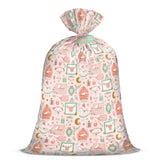56" Large Baby Girl Plastic Gift Bag - Pink Baby Girl Design For Baby Shower, Kids Birthdays, Parties, Celebrating, Or Any Occasion - 56" H X 36" W
