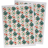 Vintage Christmas Ornaments Stickers - 126 Envelope Seals Pack - Christmas Sticker Sheets Perfect For Gifts, Christmas Stickers For Cards, Or Christmas Envelope Seals