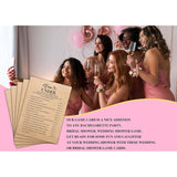 Bridal Shower Game Set - Over Or Under Cards For Wedding - Kraft Rustic Wedding Party Favor Decor - Unique Engagement/Bachelorette Party Games & Activities - 30 Game Cards(E04)