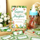 Dinosaur Baby Shower Game Guess How Many Pacifiers Games Sign 50 Small Guessing 20 Hb Pencils 750 Ml Milk Bottle 400 Acrylic Pacifiers Decorations Guests Gender Reveal Party Favors